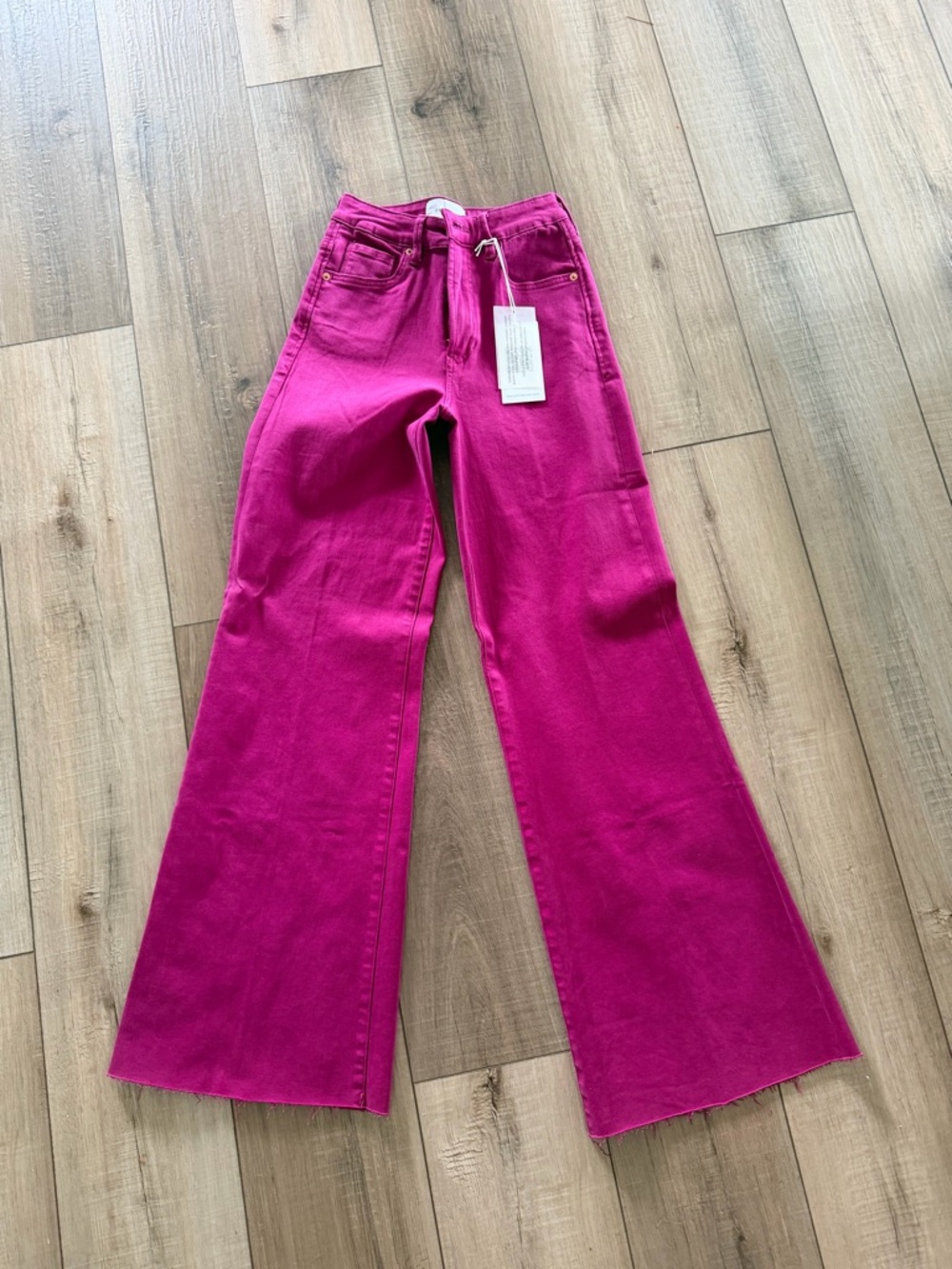 Dear John Fuchsia Wide Leg Jeans